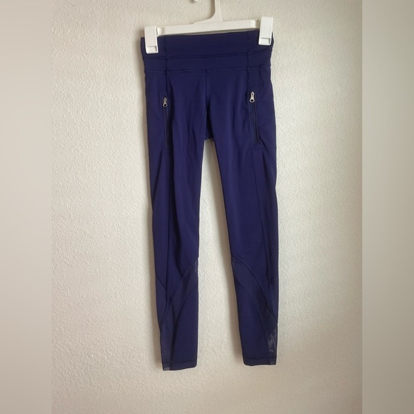 Lululemon Run: Inspire Tight II blue Luxtreme 7/8 Mesh size 2 - Picture 9 of 9